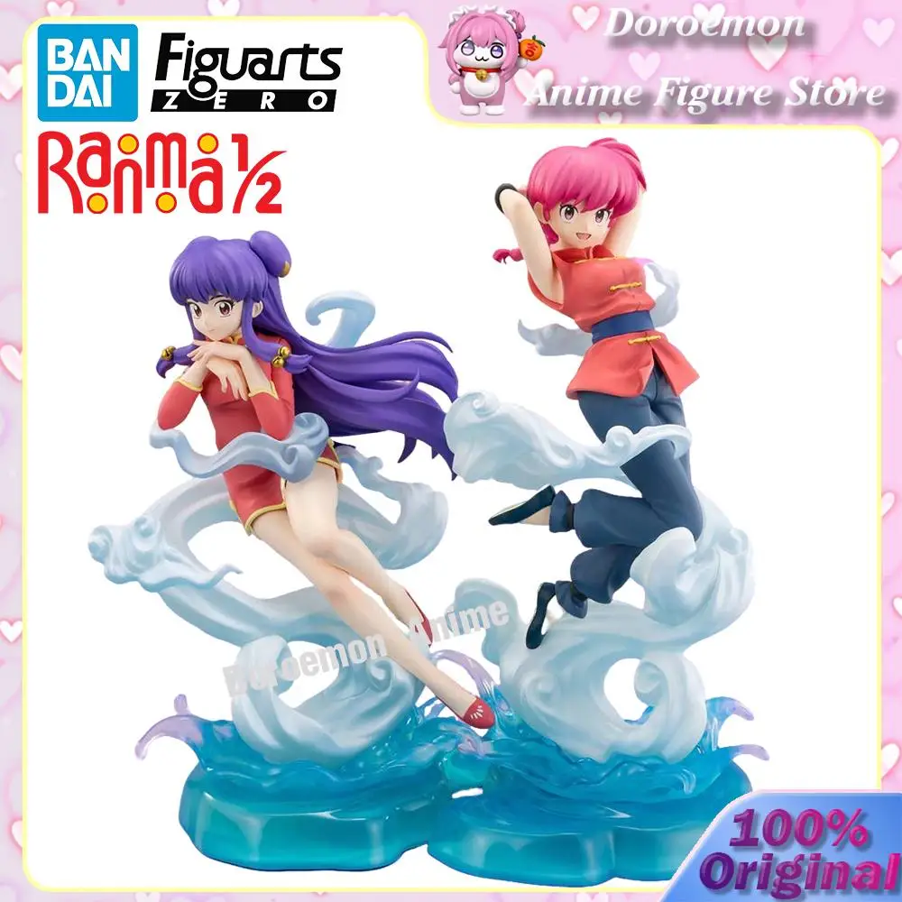 

In Stock Original Bandai Figuarts Zero Ranma 1/2 Saotome Ranma Shampoo Collectible Anime Kawaii Girls Figures Decoration Gifts