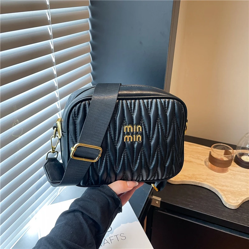 

Fashion Women's Leather Crossbody Bag Luxury Brand Shoulder Handbag Elegant Zipper Tote Purse Ladies Designer