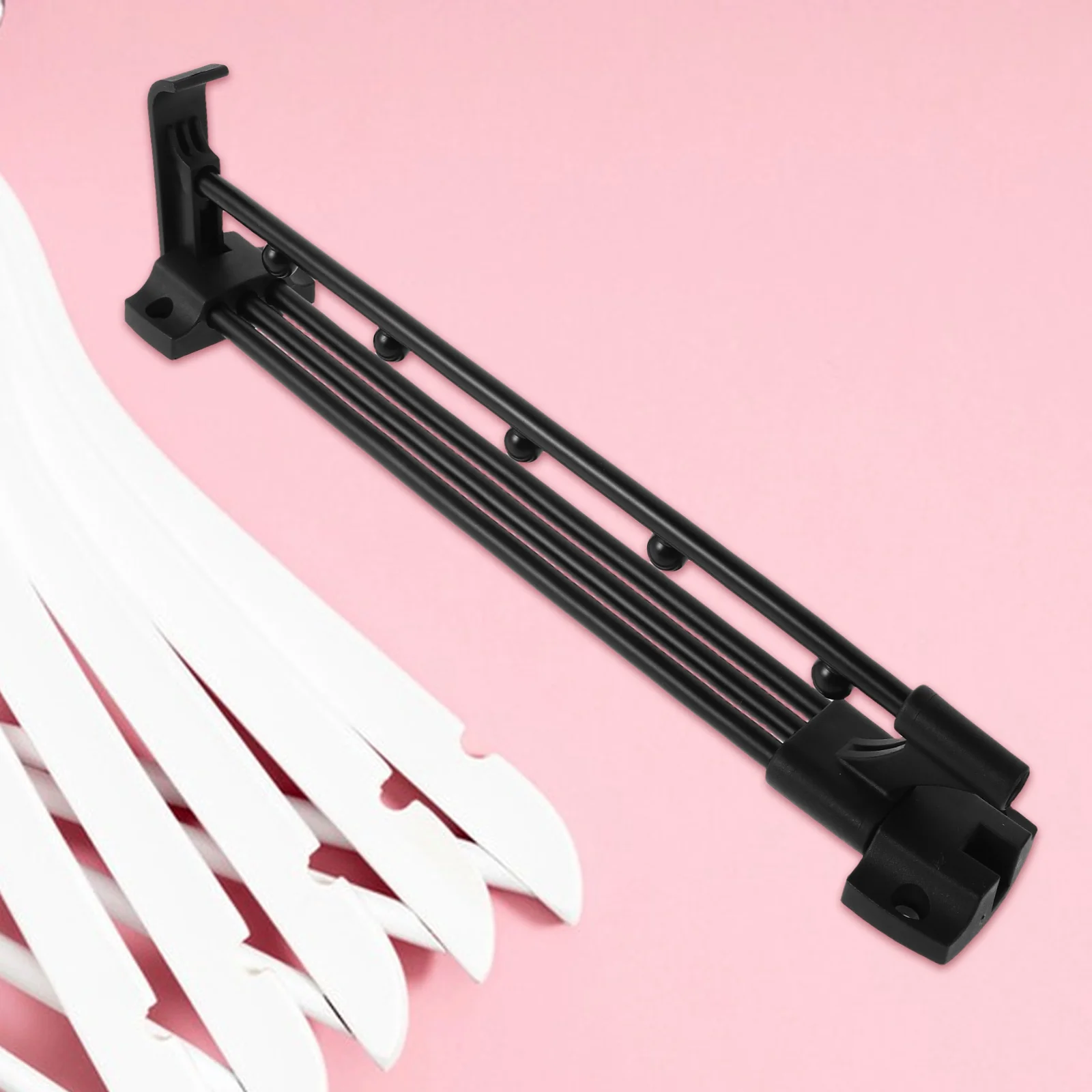 

Pull Out Hanging Iron Rack Pant Hanger Trouser ganizer Wardrobe Hang Clothes ganizer Clothes Pole Valet Rail