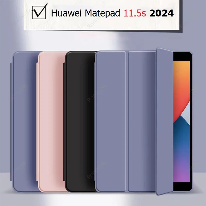 

For 2024 New Huawei MatePad 11 5 S Paper Matte Case PU Leather Stand Tablet Protective Cover Huawei Mate Pad 11.5 S 11.5S Cover