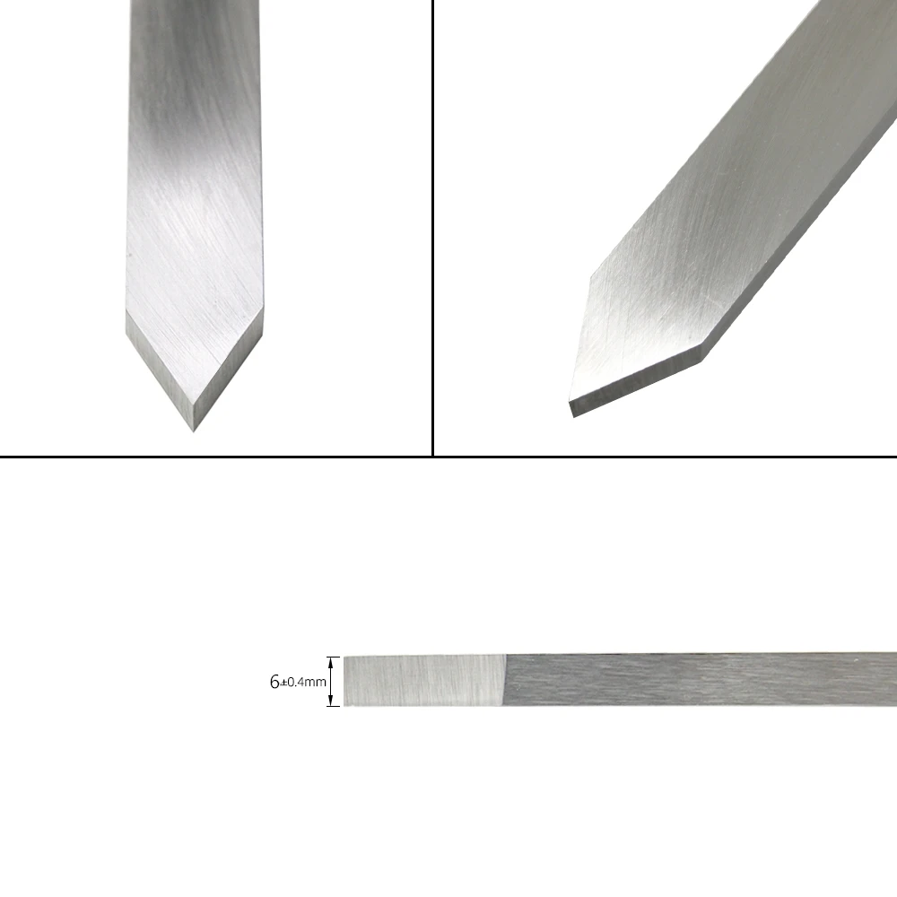 UCDO 16mm HSS Diamond Parting Woodturning Tools Wood Lathe Cut-off Turning Tipped Chisels HSS Blade With Hanging Rings