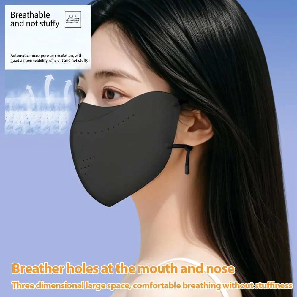 Mascarilla Facial Moderna con Protección UV para Mujer, UPF 50+, Efecto Refrescante, Protección Solar, Transpirable, Ligera, para Verano