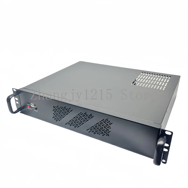 industrial chassis 35CM short industrial control 3 hard disks ATX power supply MATX main board 4 slots server storage computer