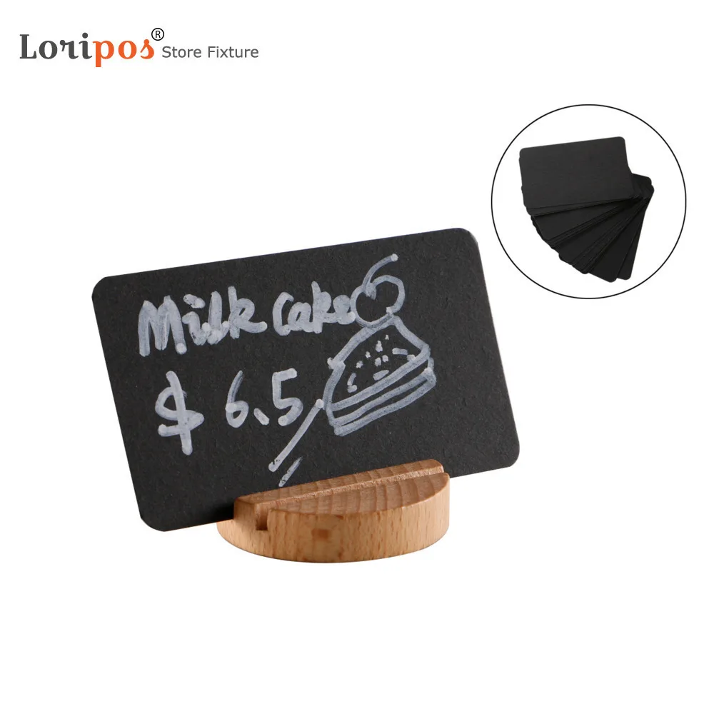 100pcs/box Colored Retailing Store Price Tag New Blank Kraft Paper Handwritten Paper Card Food Shop Pricing Ticket