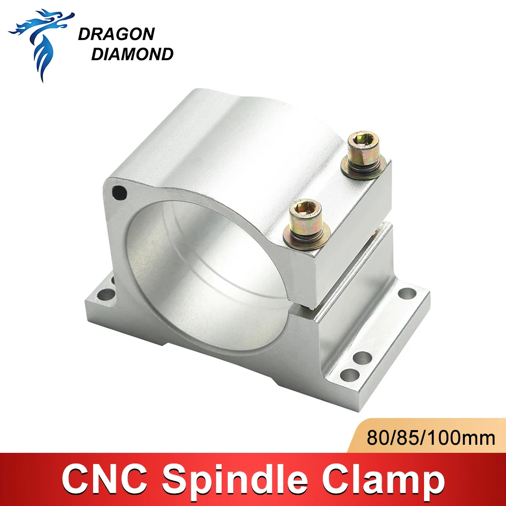 Spindle Bracket Holder Mount Clamps Dia. 80/85/100mm Tool For CNC Engraver Router Motor Machine