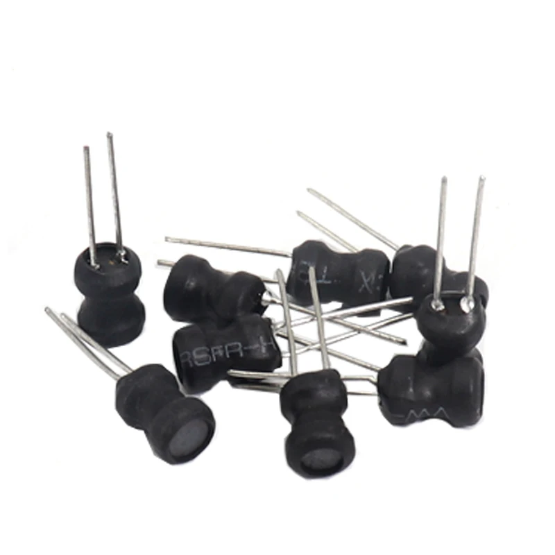 【50-5PCS】DIP Power Inductor 8*10mm 2.2UH 4.7UH 10uH 22uH 100uH 150uh 220uH 330uH 470uH 1MH 2.2MH 10MH Inductance 8X10MM 2 Pins