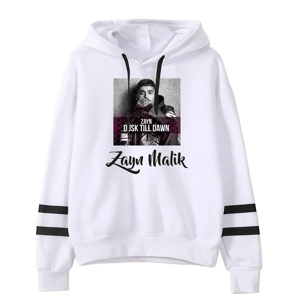 Zayn-Sudadera con capucha Malik para hombre y mujer, ropa de calle informal Harajuku con manga sin bolsillo, cantante británico, talla grande