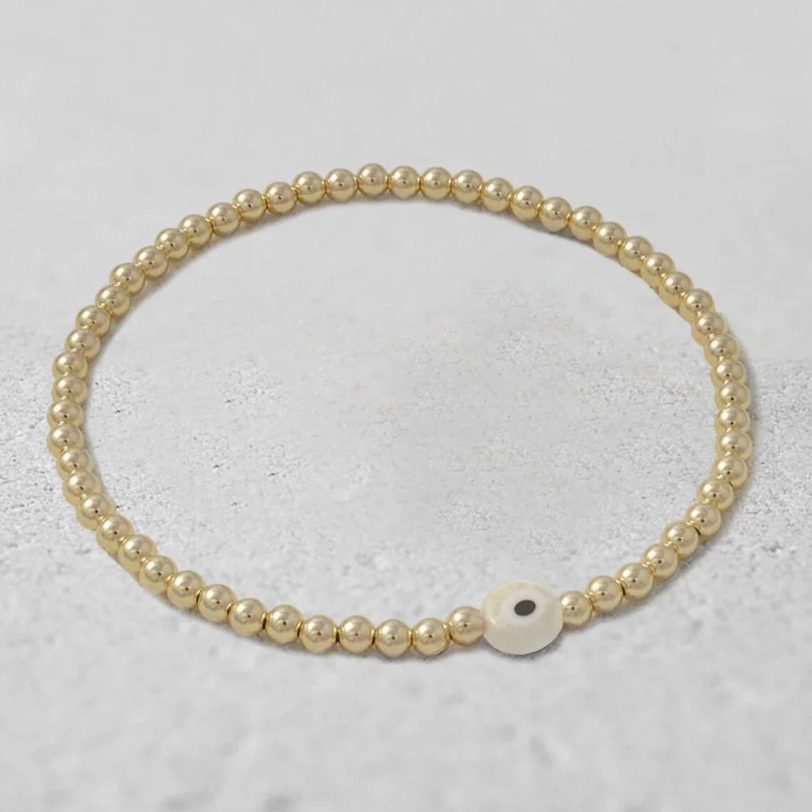 CCGOOD التركية سوار بحليات العين الزرقاء 18K مطلية بالذهب تمتد بوهو مجوهرات للنساء الصيف تكويم هدية روحية اليدوية مطرز