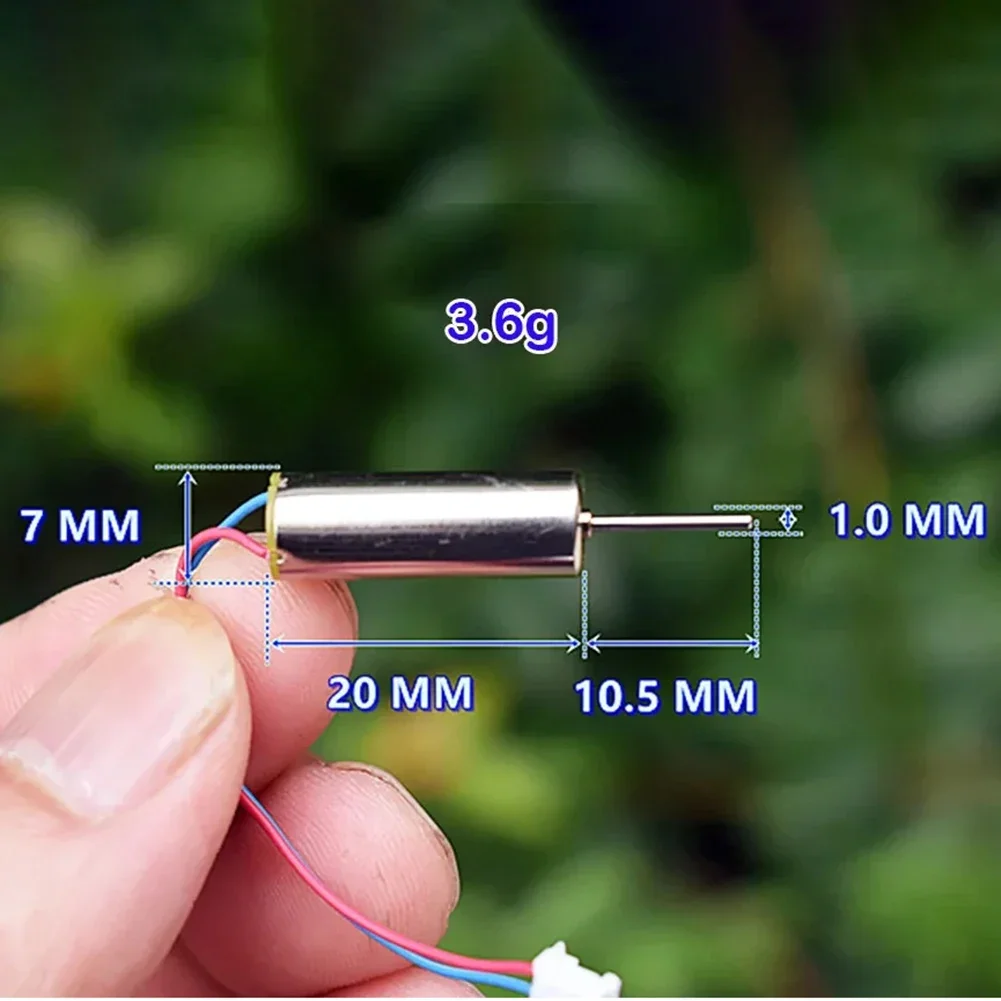 7mm x 20mm motore Coreless motori Coreless DC 12V per apparecchi digitali per strumenti di precisione ad alta velocità