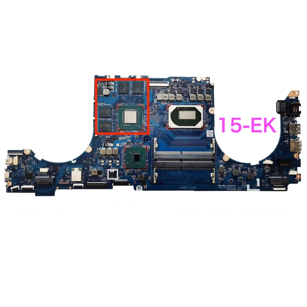 Suitable For HP 15-EK 15-EK0018TX Laptop Motherboard DAG3EBMB8D0 GTX1650 4G Mainboard 100% Tested OK Fully Work