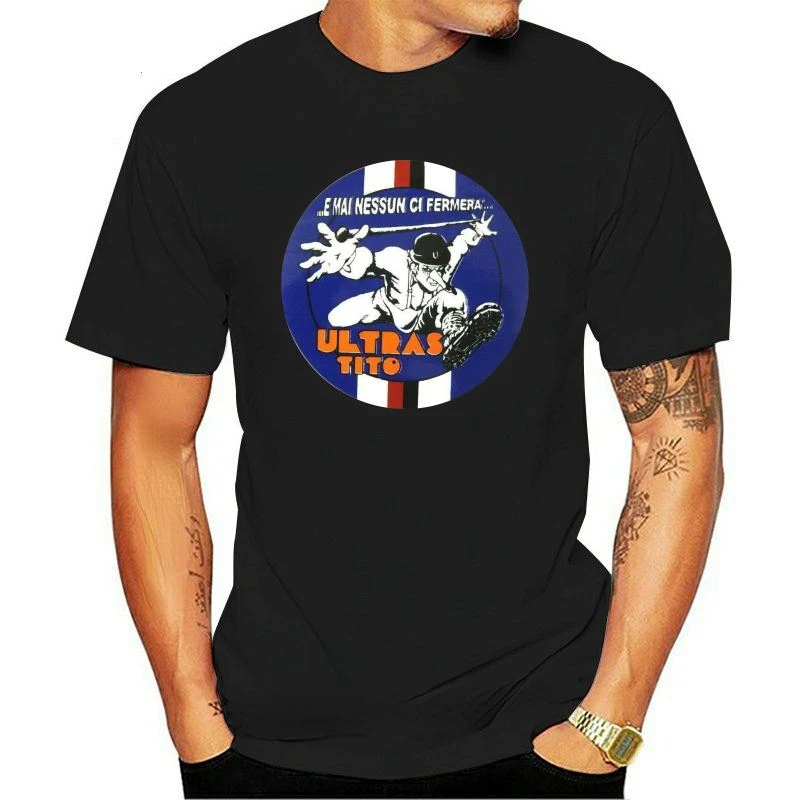 ULTRAS SAMPDORIA CURVA SUD GENOVA ULTRAS TITO Graphic Tshirts Women Men Summer Fashion Cool Loose Camisetas Tops Tee Ropa Hombre