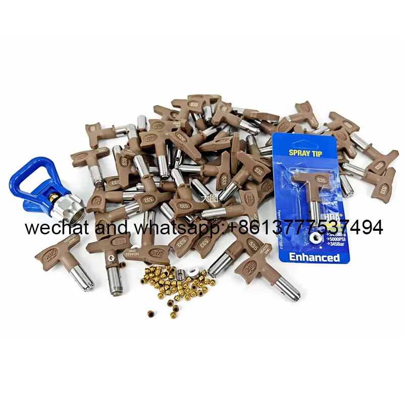 Imagem -02 - Hda-airless Bicos de Pintura Pontas de Pulverização Reversíveis Pontas do Pulverizador Airless Pulverizador Peças de Máquinas de Pulverização