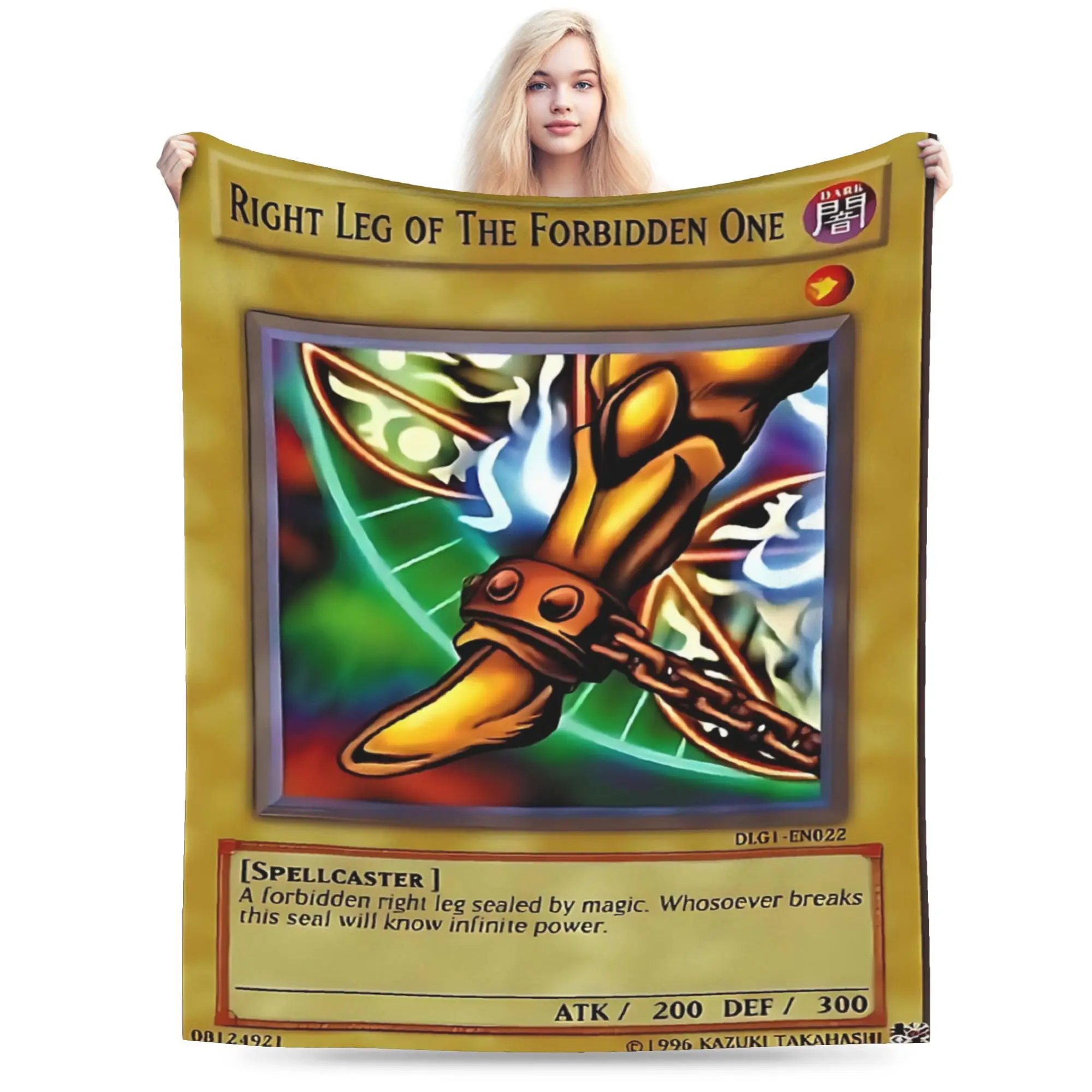 Yu-Gi-Oh Right Leg Of The Forbidden One  Blanket Multi-size Cozy and Lightweight  Throw Blankets for Couch Sofa and Bed