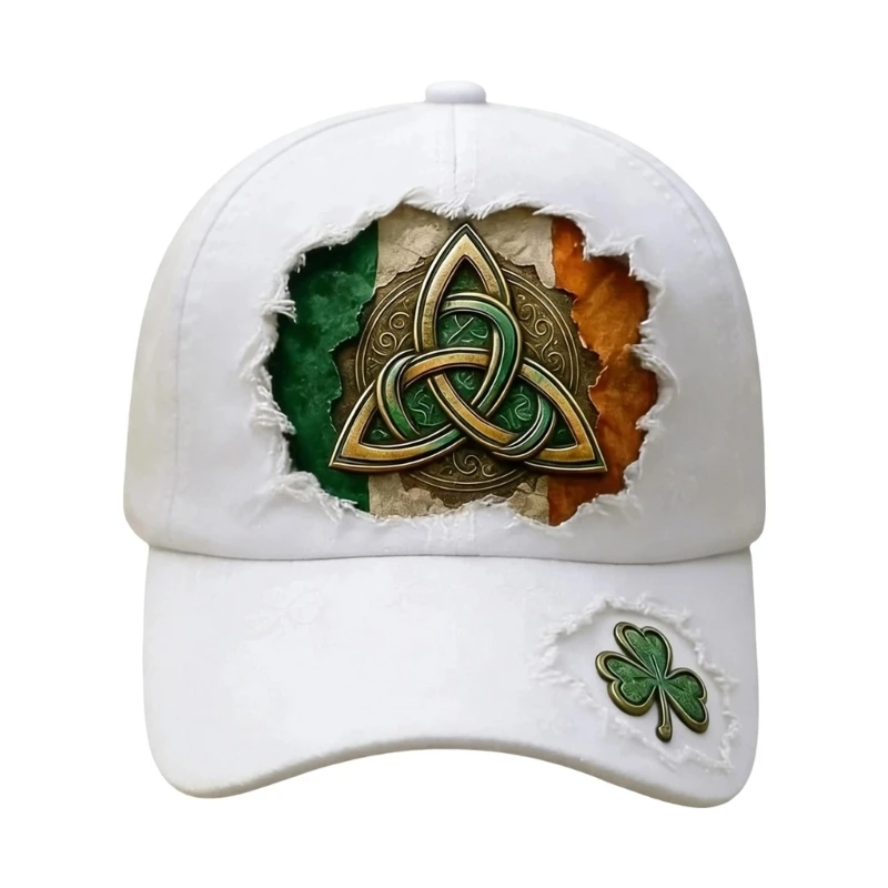 Soft Cotton Cloverleaf Hat For Celebrations Parades And Everyday Wear