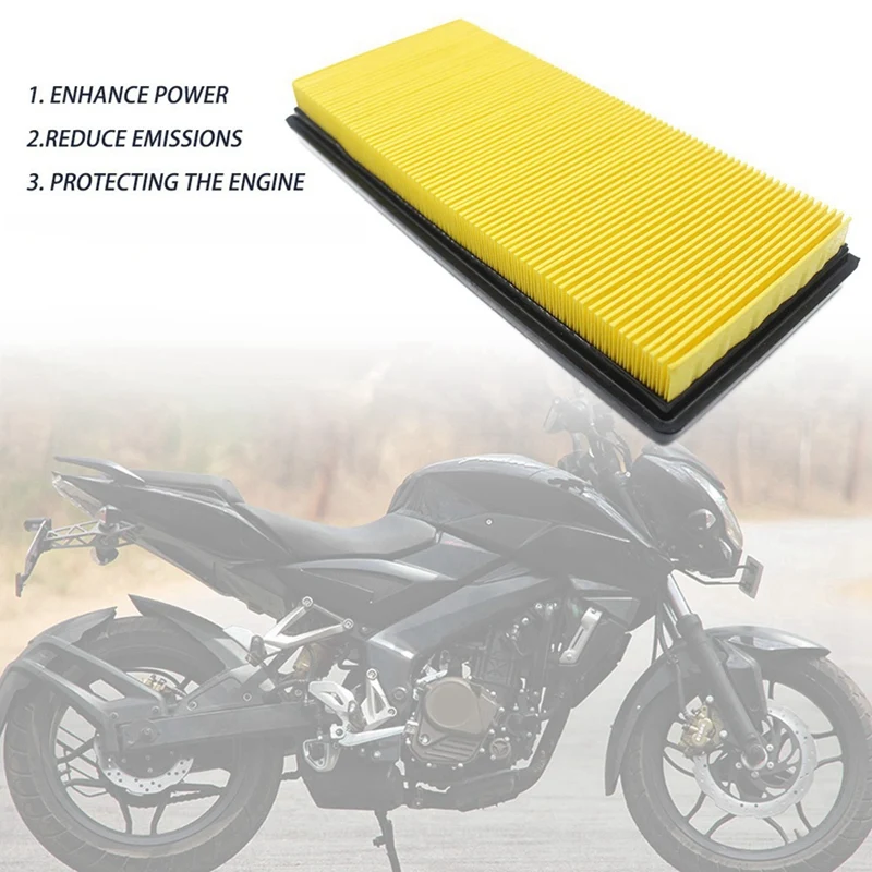 Motorcycle Air Filter For BAJAJ Pulsar 200 NS 200NS 2012-2014 Engine Intake Cleaner Filter