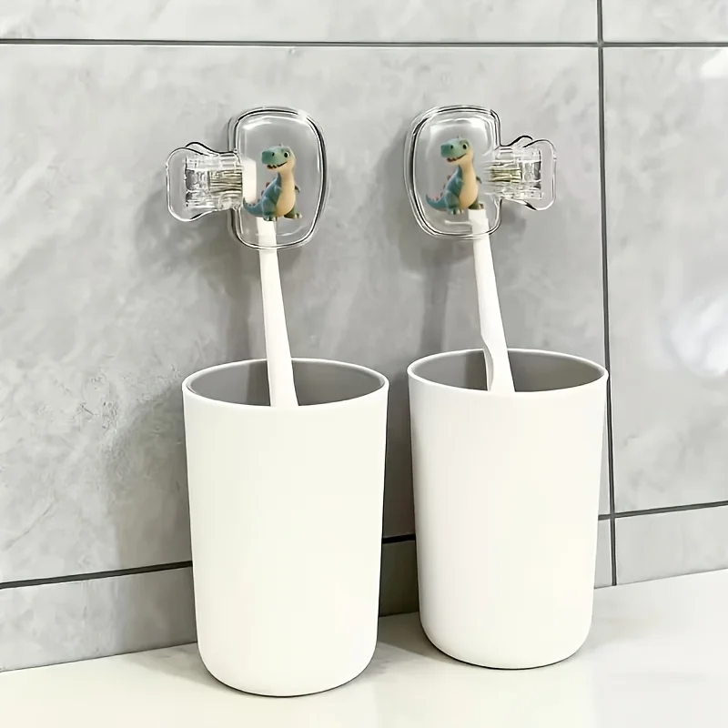 2pcs Dinosaur Portable Toothbrush Case Ideal small holiday gift birthday gift  party favor for ladies girlfriends female friends