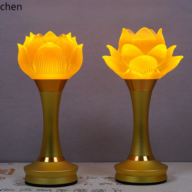 

HXL Lotus Charging Buddhist Hall Changming Ornament Buddhist Platform Guanyin Buddha Front for ornaments Home decoration