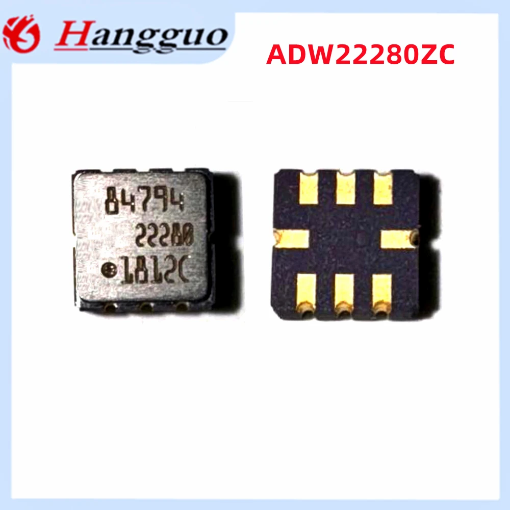 5PCS/lot Original ADW22280ZC 22280 LCC8 For single-axis speed sensor iMEMS accelerometer