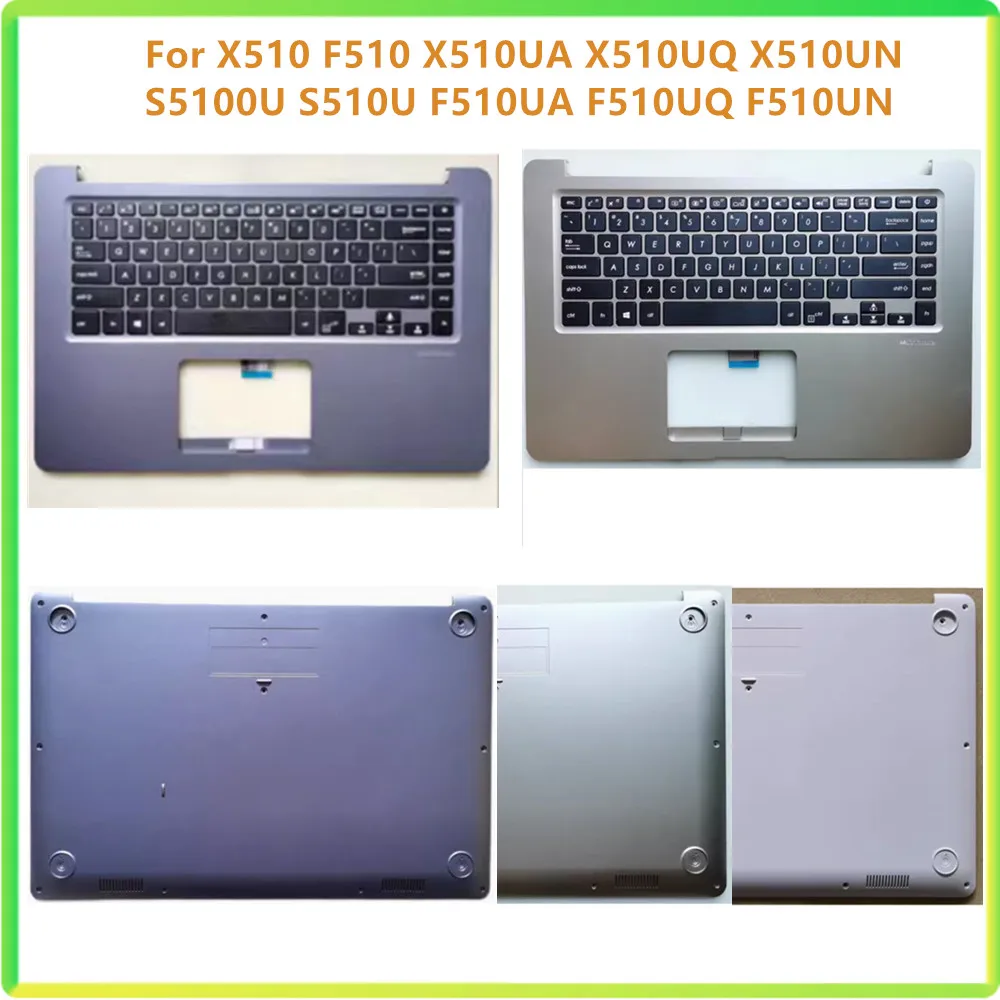Nowa Górna Obudowa Laptopa Palmrest Górna Dolna Spodnia Pokrywa Do X510 F510 X510UA X510UQ X510UN S5100U S510U F510UA F510UQ F510UN