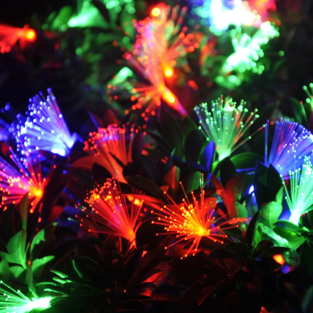 Optical Fiber Firefly LED String 10M 100LED Outdoor String Fairy Lights Holiday Bedroom Home Party Christmas Tree