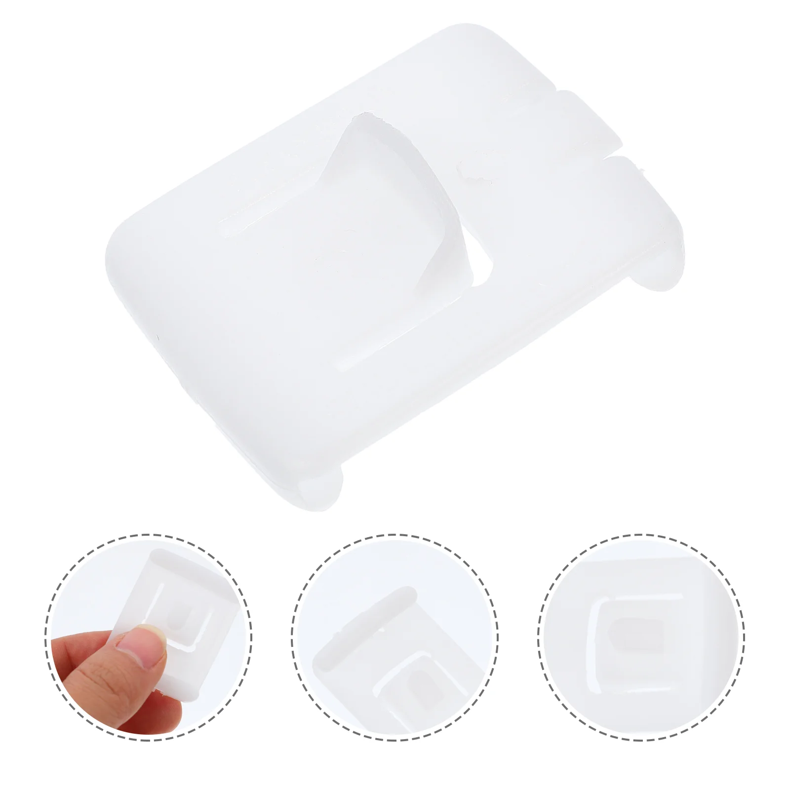 50 Pcs Cars Seat Slider Chute Sliding Tooth Buckle Accessories Runner White Accessory Placement