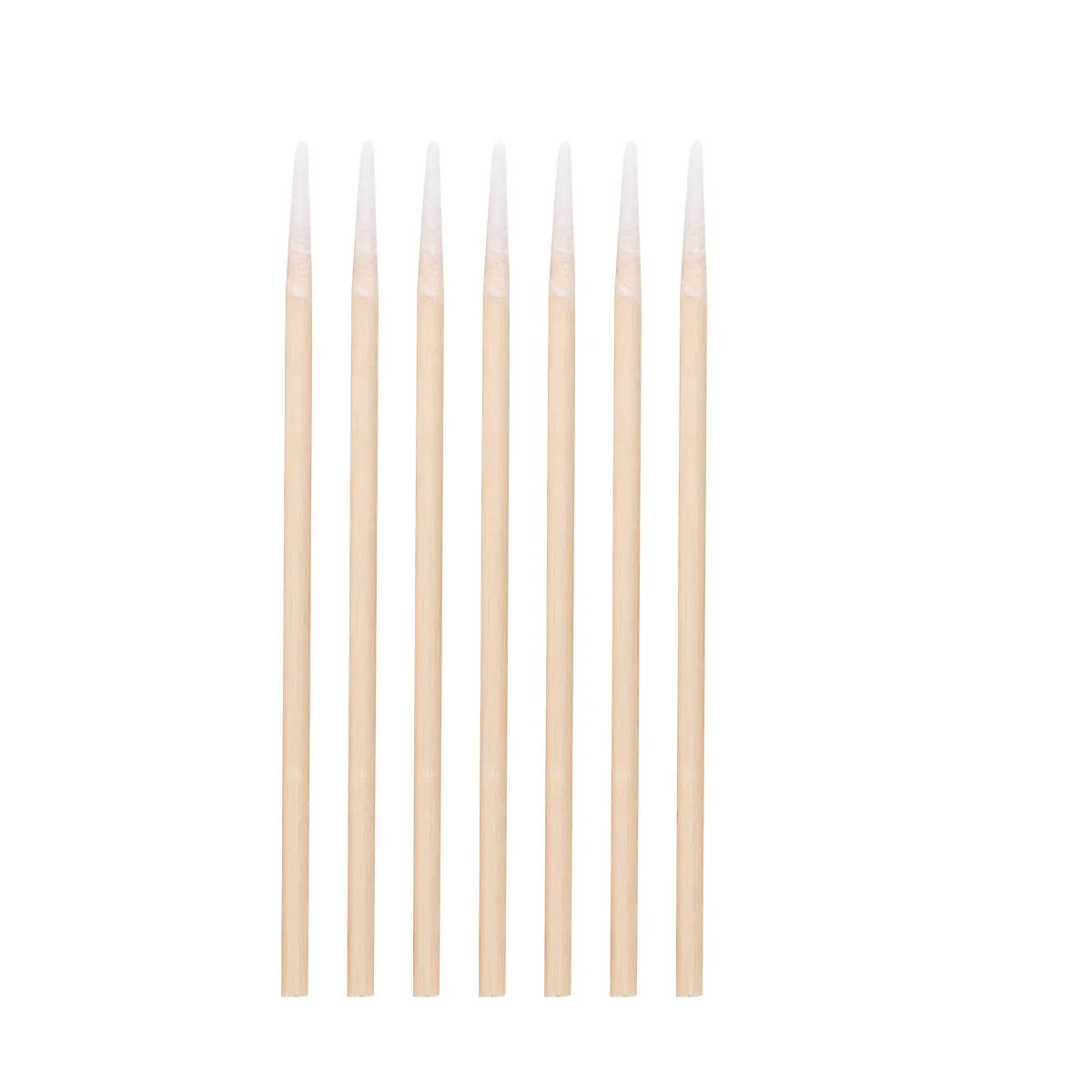 7Packs Disposable Cotton Swabs Cleaning Rods Safe and Convenient Makeup Skin Wound Travel Use Portable Cleaning Swabs