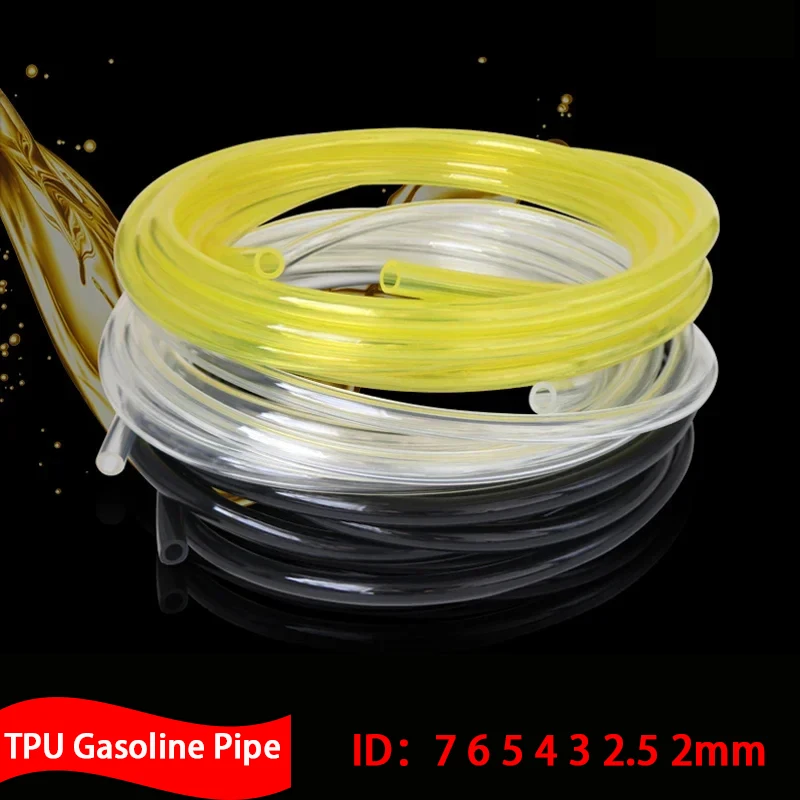 2/5/10m Fuel Gas Line Pipe Hose String Tube Petrol Line for Trimmer Chainsaw Blower Tool 2x3.5/2.5x5/3x5/3x6/4x6/5x8/6x8/7x10mm