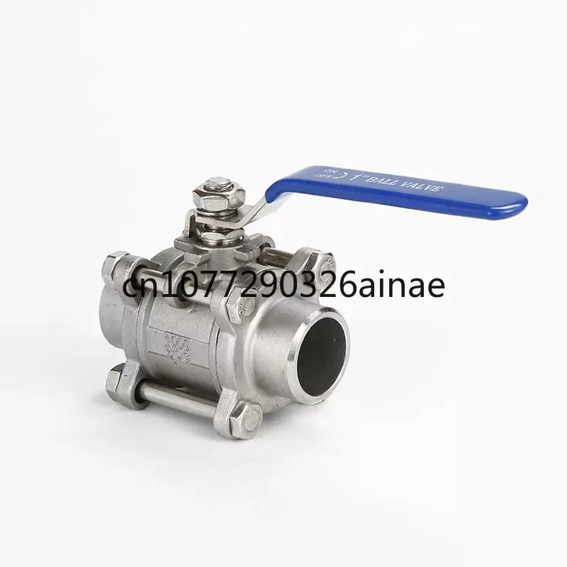 

304/316 Stainless Steel Three-piece Butt-welding Ball Valve Socket Ball Valve Sanitary Ball Valve Flange