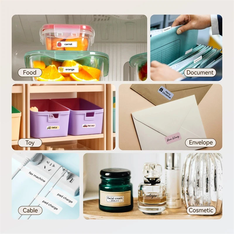 Niimbot D110 D11 D101 Smart Portable Label Printer Mini Pocket Thermal Sticker Maker Self-adhesive Label Printer For Office Home