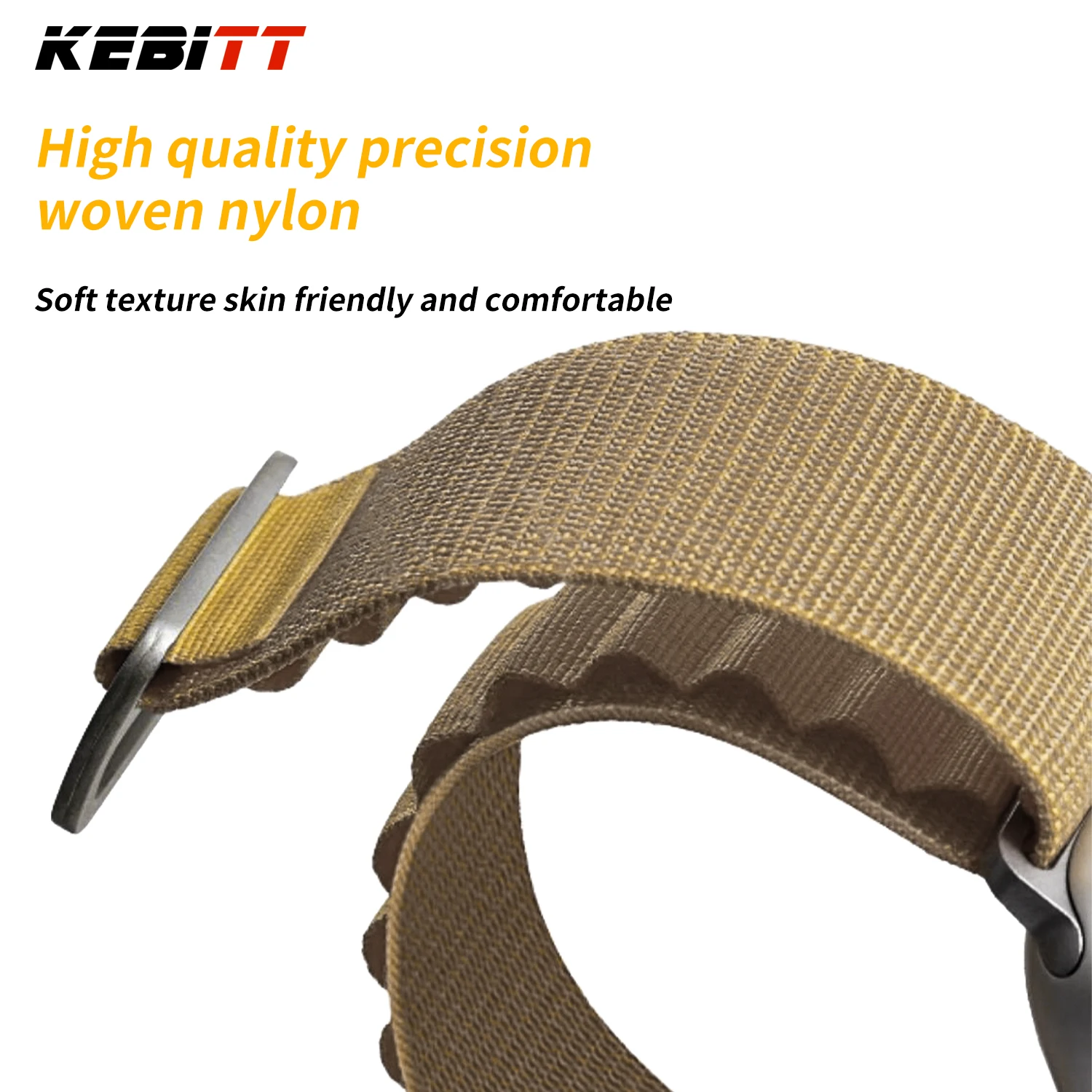 ケビット 新型 高品質 ナイロンストラップ アルパインループ Apple Watch シリーズ 11 10 9 8 7 SE Ultra 3 2 バンド iWatch 46 45 44 49mm コレア対応