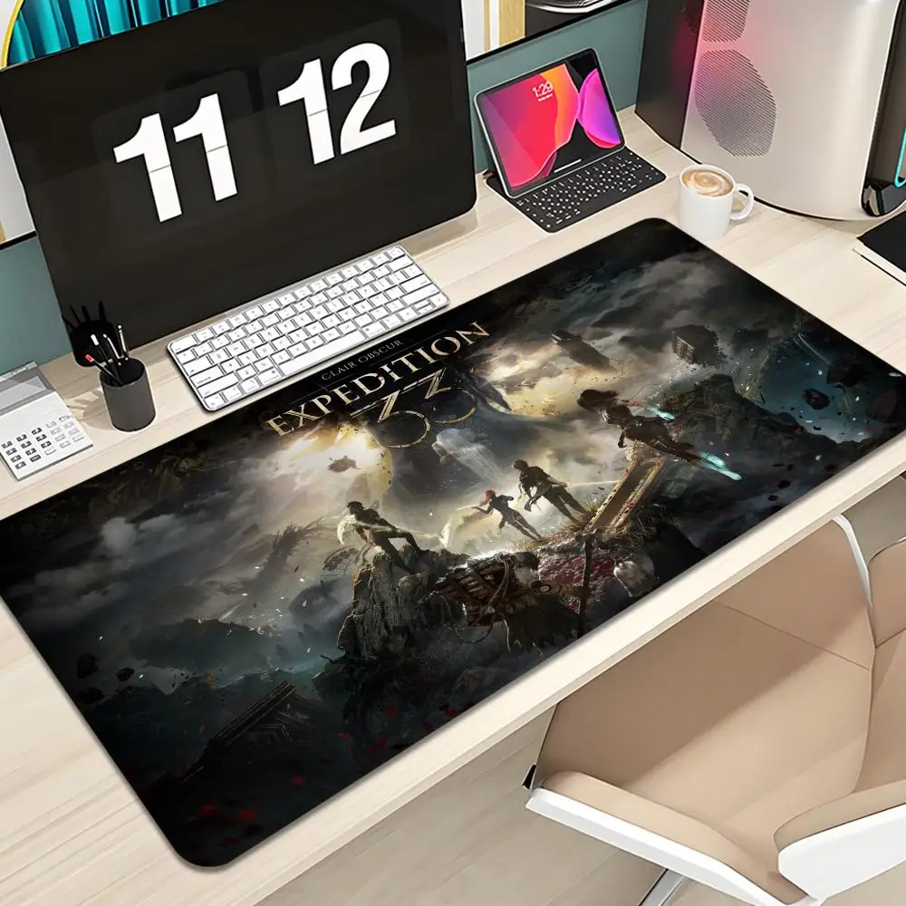 

Коврик для мыши Clair Obscur Expedition 33, коврик для клавиатуры, большой коврик для мыши 1200X600 мм, настольный коврик для ПК, геймера, печать высокой четкости, настольный коврик