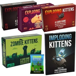 Exploding Kittens Card Game Original Edition NSFW Party Streaking Kittens Imploding Kittens Expansion Barking Kittens Bears vs B