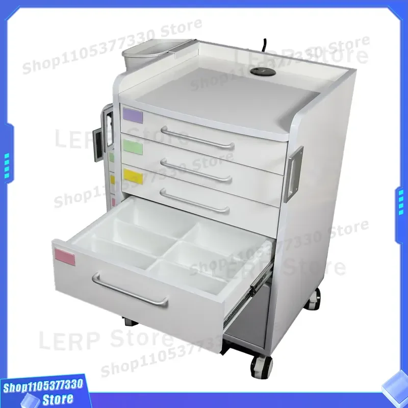 Custom Color Medical Dental Trolley Cabinet Storage Cart For Clinic Use Equipment Medical Dental Clinic Use Custom Color