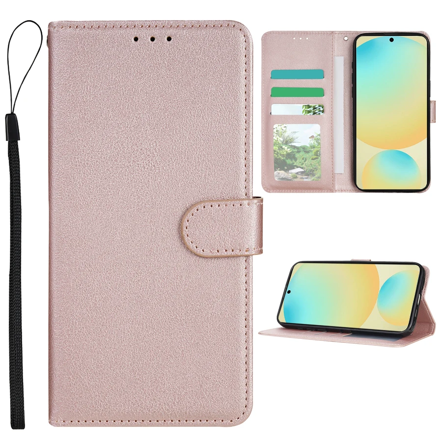 Portemonnee met kaartsleuf Magnetische flip lederen tas voor Samsung Galaxy S25 FE S24 Ultra S23 S22 S21 S20 FE S10 Plus S9 kaarttas