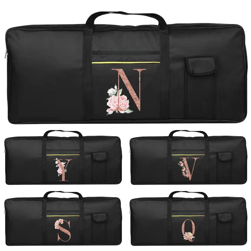 

Electronic Organ Bag 61 Keys Keyboard Piano Protection Pack Oxford Fabric Bags Case Rose Gold Series Waterproof Accessories