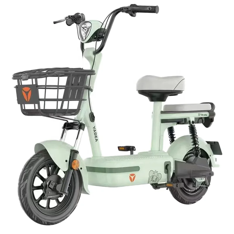 48V12A Lead-acid Battery Electric Bicycle Scooter Battery Bike Cheap Electric Bike of Different Colors for Girl
