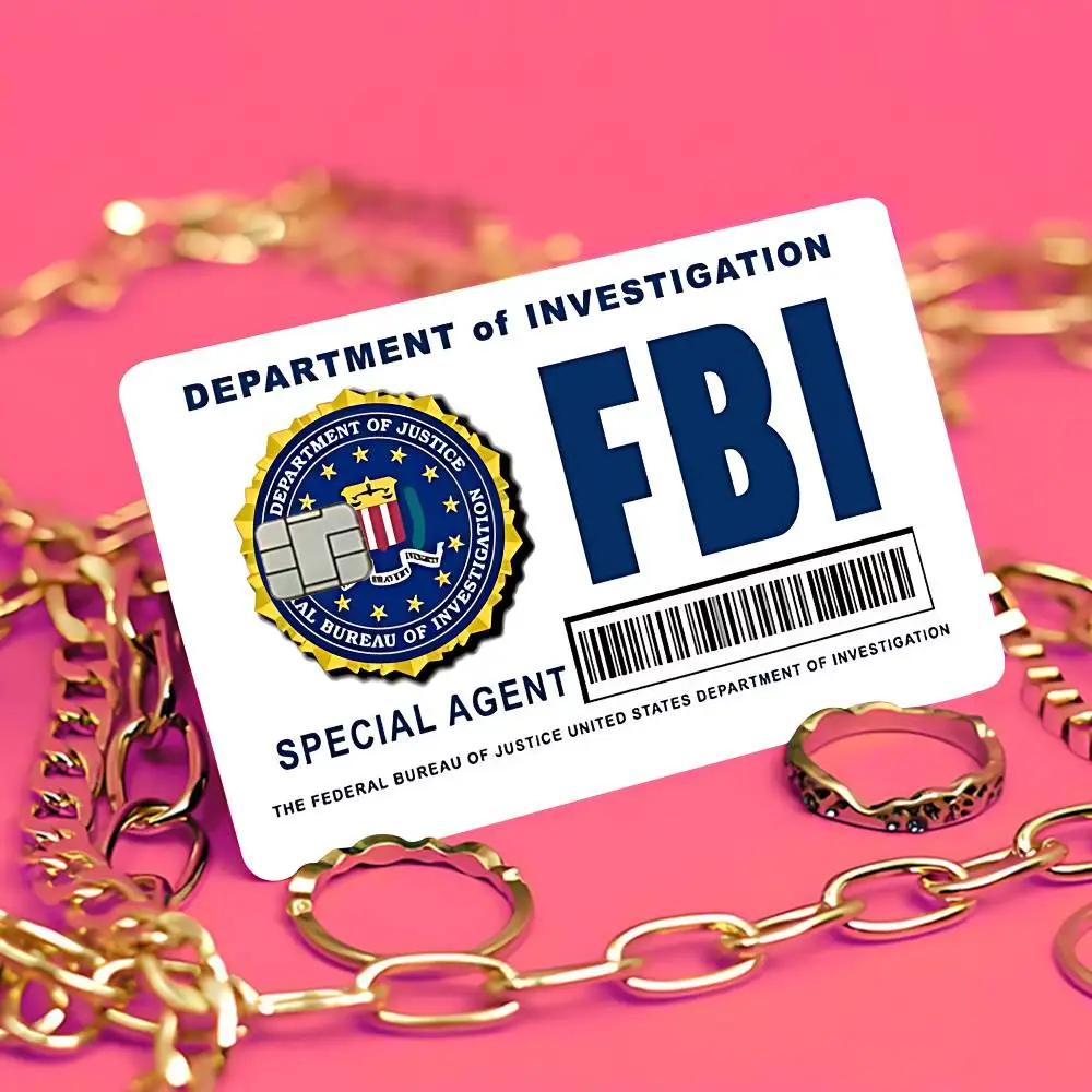 Police Fbi Card Sti…