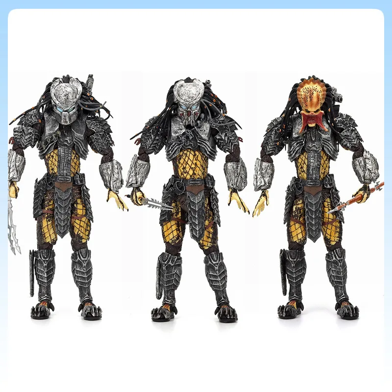 

18cm Masked Scar Predator AVP Predators Figure Alien Action Figure Battle Damaged Adult Action Collectors Display Toy Gifts