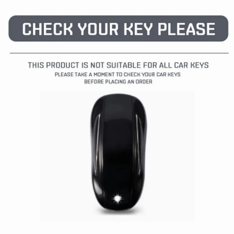 Metal Zinc Car Key Case Cover Shell Fob Holder For Tesla Model3 and Model Y 2018 2019 2020 2021 2022 2023 Protector Accessories