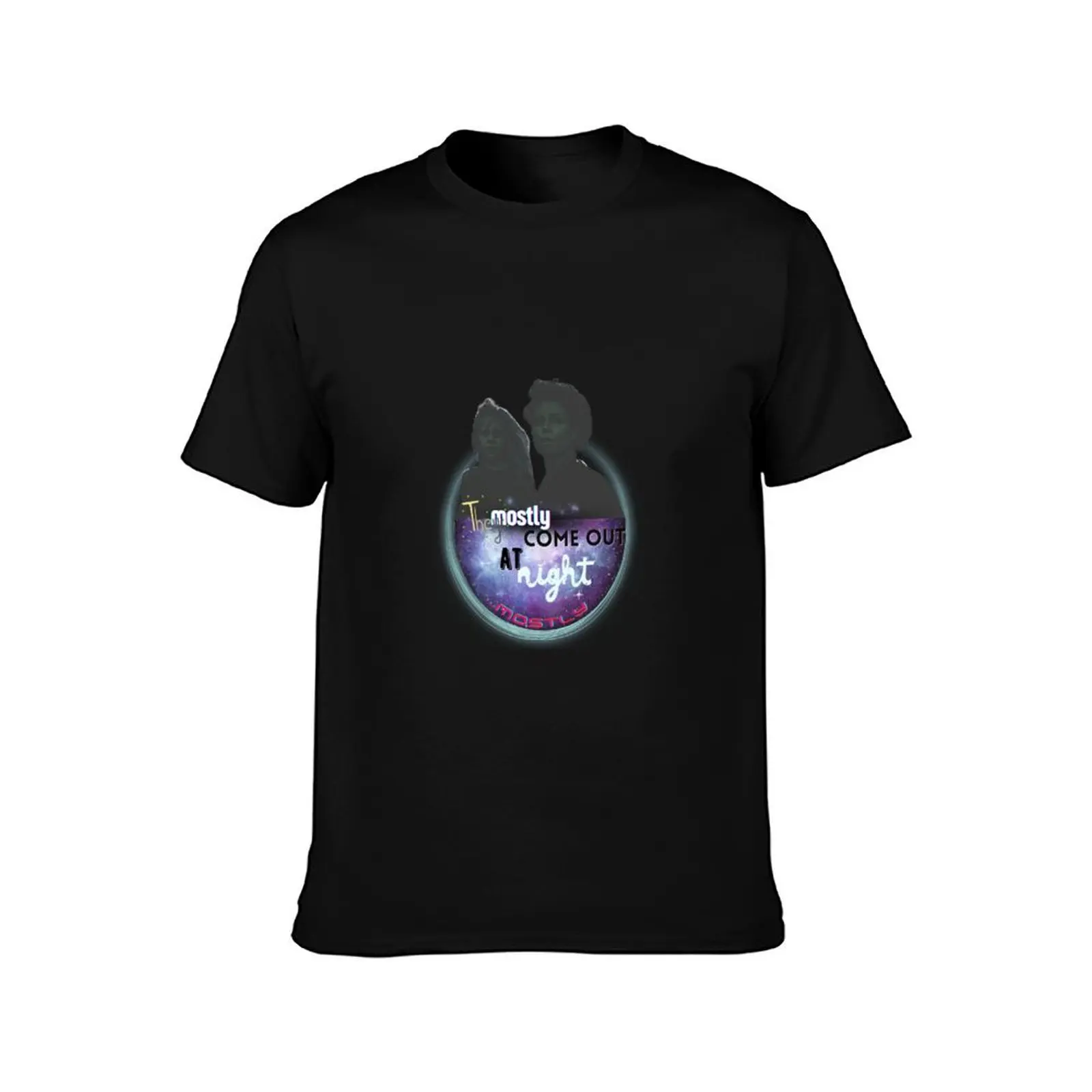 They Mostly Come Out At Night T-Shirt Breathable Mesh Panel T-Shirt