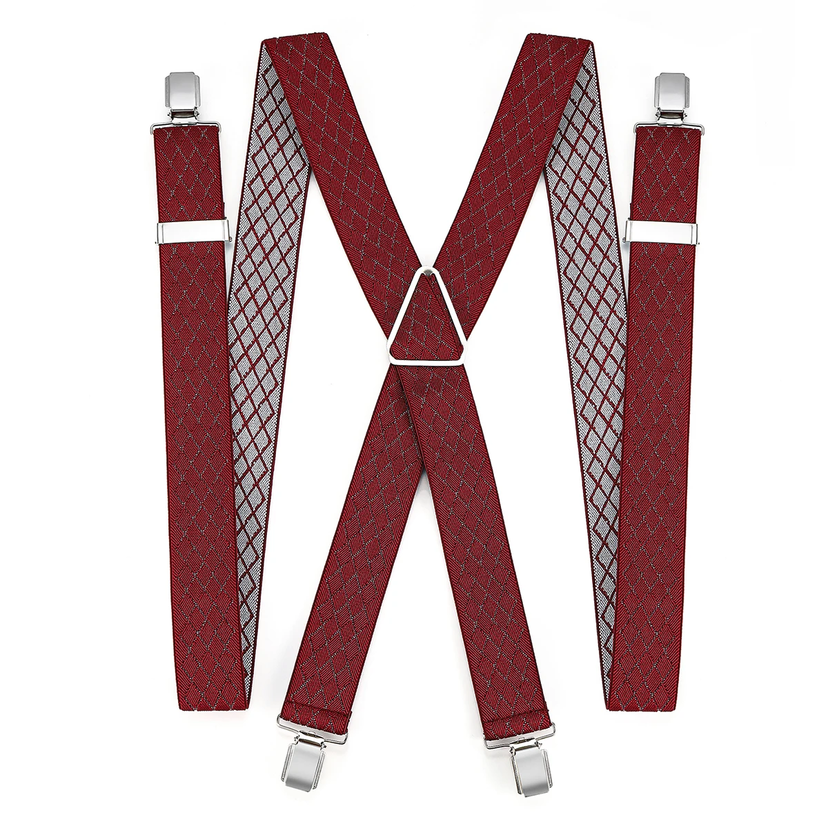 กางเกงสูทผู้ใหญ่ผู้ชายลายสก๊อต กางเกงเอี๊ยม กางเกงสไตล์อังกฤษของผู้ชายพร้อมสายเอี๊ยมยางยืด