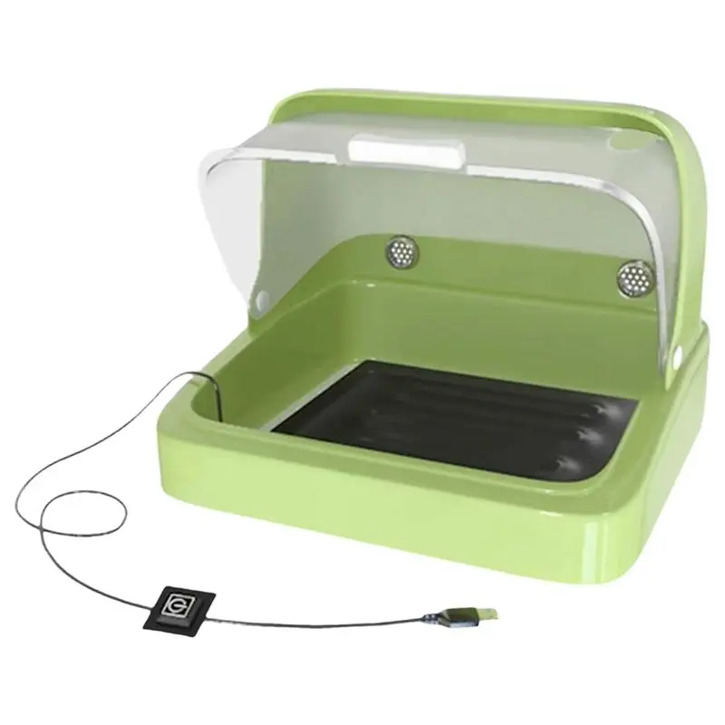 Baby Chick Brooder Bird Incubator Brooding Box Chick Warmer Poultry Habitat Supplies For Parrots Chickens Ducklings