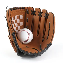 Outdoor Sport Baseball Glove Softball Practice Equipment Size 9.5/10.5/11.5/12.5 Left Hand For Kids/Adults Man Woman Training