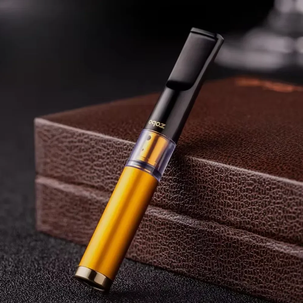 حامل سجائر عالمي سميك ورقيق ، نوع دوران ، قضيب قابل للغسل ، فلتر مسامي صغير ، أدوات تدخين ، يعاد استخدامها