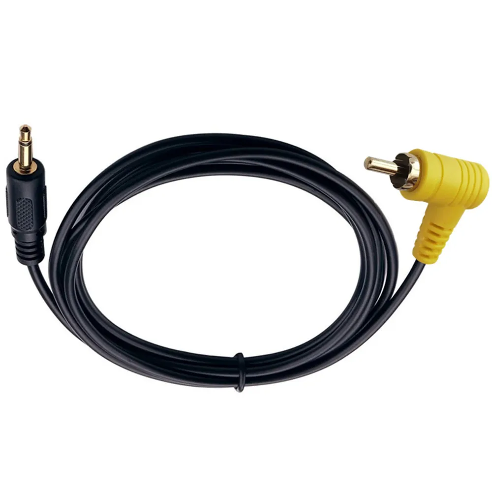 Kabel 3.5mm do RCA 90 stopni, 3.5mm 1/8 cali Mono wtyczka męska do RCA męska wtyczka 90 stopni przewód Audio pozłacana 1.8m