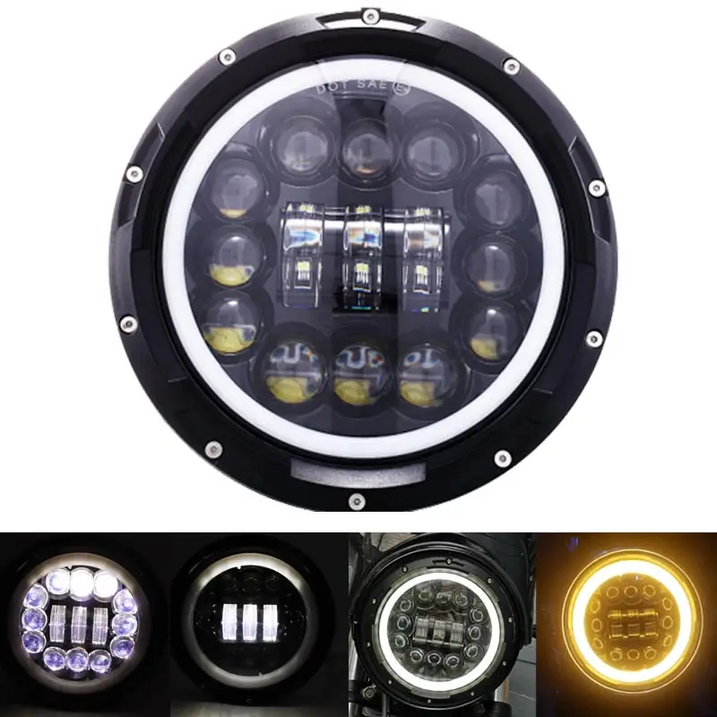 Motorkoplamp 7 inch LED voor Harley Touring Ultra Classic Electra Street Glide Road King Yamaha motorfietskoplamp