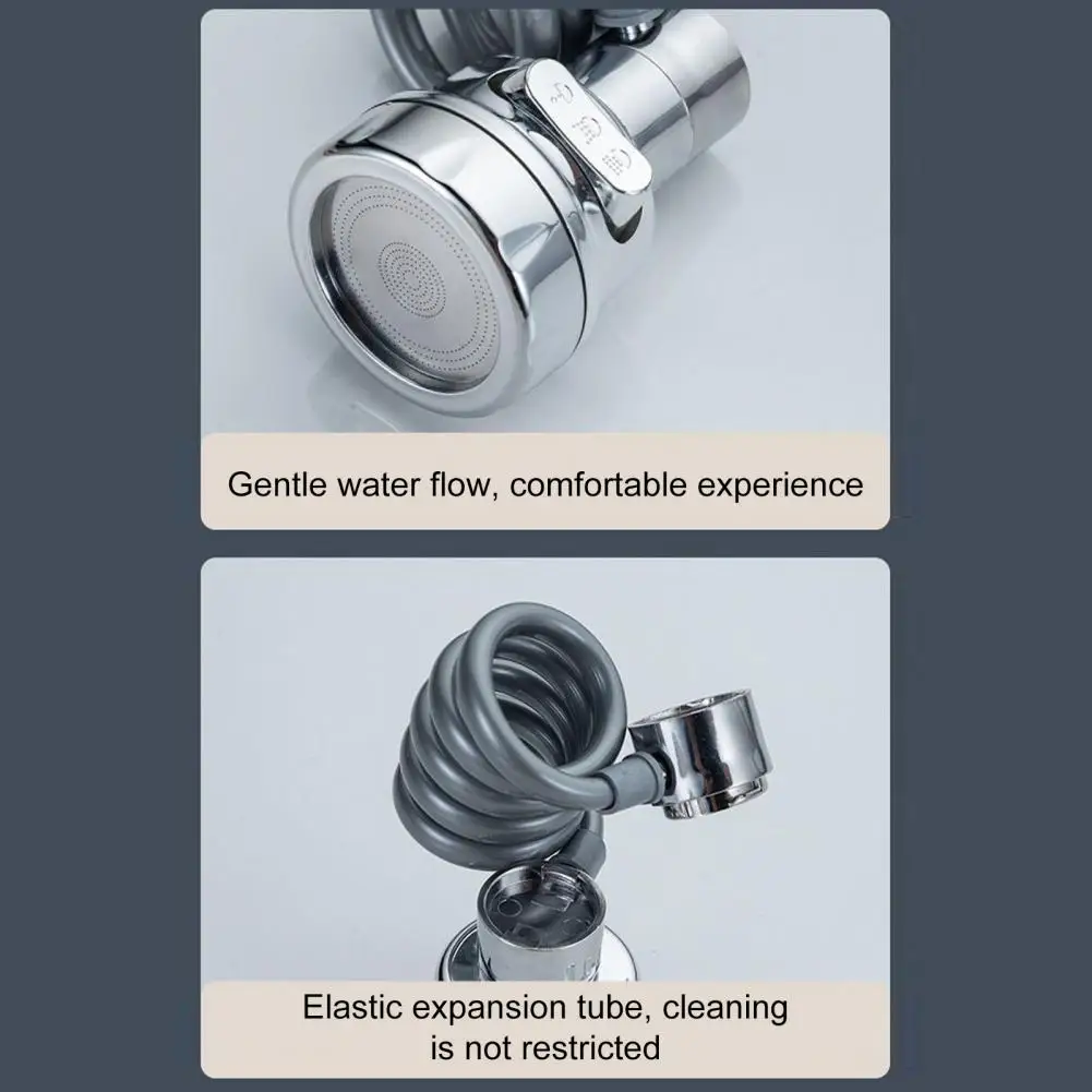 

Прочный удлинитель для смесителя, вращение на 360 градусов, удлинитель для смесителя для раковины с 3 режимами, фильтрующая трубка, универсальный водосберегающий кран для душа