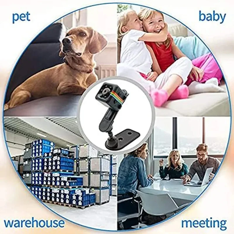 Mini Camera HD Portable Small Nanny Cam Video Voice Portable DV Recorder Indoor Covert Security Camera for Home and Office 2024