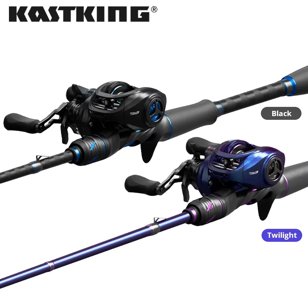 KastKing Royale Legend III صنارة صيد دوارة من الكربون مع قضيب صيد الطعم 2.13 متر 2.4 متر لصيد الأسماك باس بايك