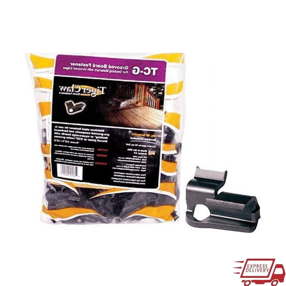 

Black Oxide Hidden Deck Fasteners 90 Pack Stainless Steel Clips Easy Installation Grooved Decking No Glue Required Top Mounting